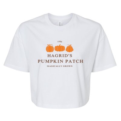 Hagrid Pumpkin Patch Kids Halloween Bella+Canvas Jersey Crop Tee