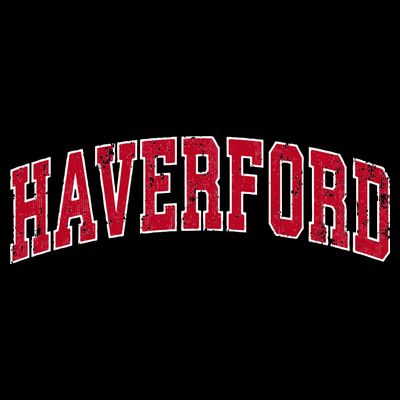 Haverford Pennsylvania PA Vintage Sports Design Red Design T-Shirt