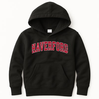 Haverford Pennsylvania PA Vintage Sports Design Red Design Kids Hoodie
