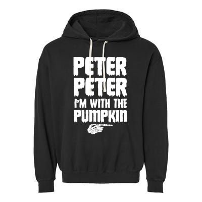 Halloween Peter Peter IM With The Pumpkin Garment-Dyed Fleece Hoodie