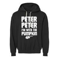 Halloween Peter Peter IM With The Pumpkin Garment-Dyed Fleece Hoodie