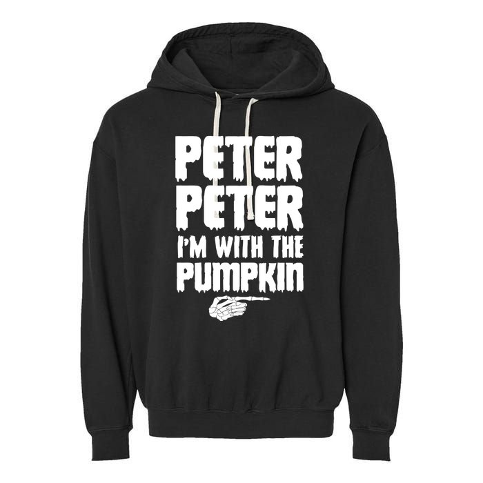 Halloween Peter Peter IM With The Pumpkin Garment-Dyed Fleece Hoodie