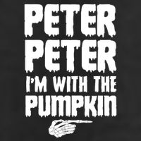 Halloween Peter Peter IM With The Pumpkin Garment-Dyed Fleece Hoodie