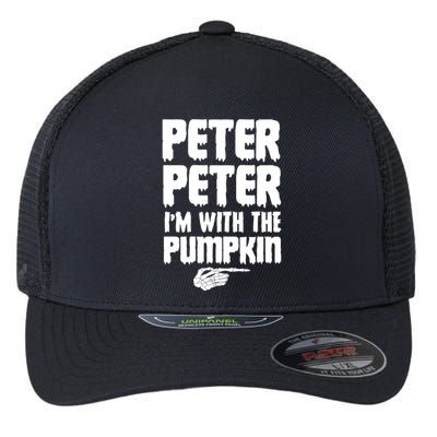 Halloween Peter Peter IM With The Pumpkin Flexfit Unipanel Trucker Cap