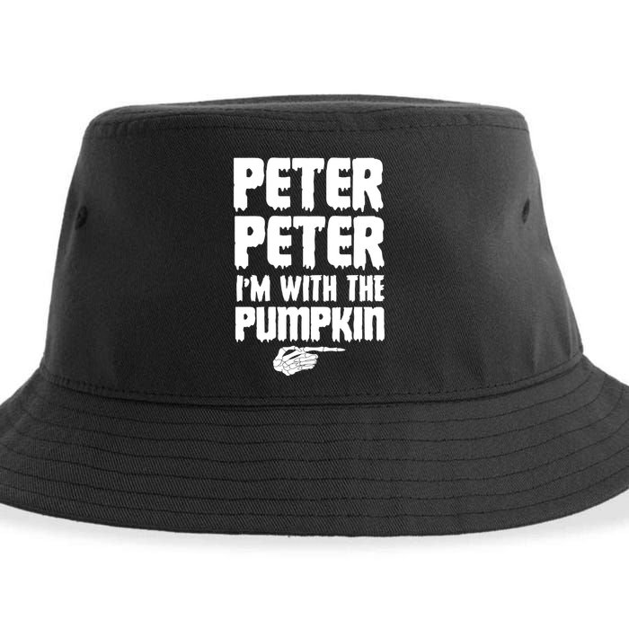 Halloween Peter Peter IM With The Pumpkin Sustainable Bucket Hat