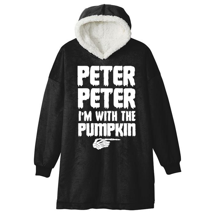Halloween Peter Peter IM With The Pumpkin Hooded Wearable Blanket
