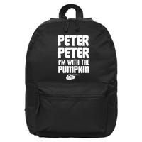 Halloween Peter Peter IM With The Pumpkin 16 in Basic Backpack