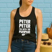 Halloween Peter Peter IM With The Pumpkin Womens Tank Top