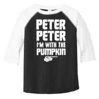 Halloween Peter Peter IM With The Pumpkin Toddler Fine Jersey T-Shirt