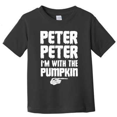 Halloween Peter Peter IM With The Pumpkin Toddler T-Shirt
