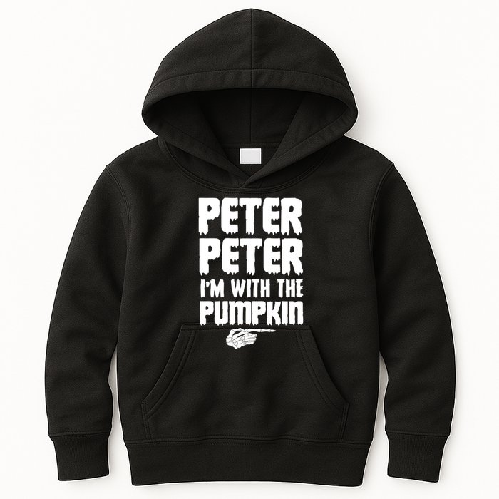 Halloween Peter Peter IM With The Pumpkin Kids Hoodie