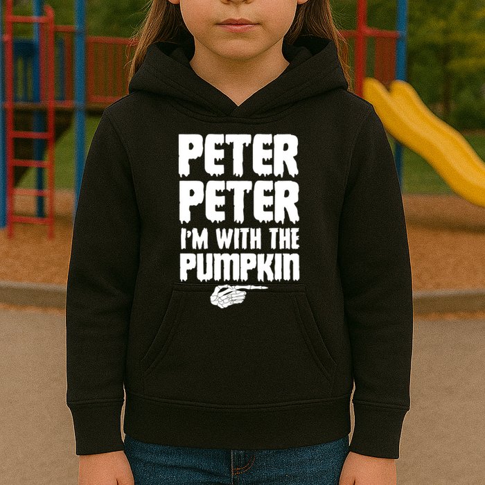 Halloween Peter Peter IM With The Pumpkin Kids Hoodie