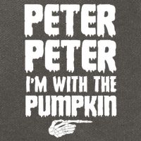 Halloween Peter Peter IM With The Pumpkin Cotton Canvas Backpack