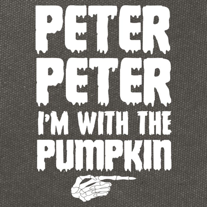 Halloween Peter Peter IM With The Pumpkin Cotton Canvas Backpack