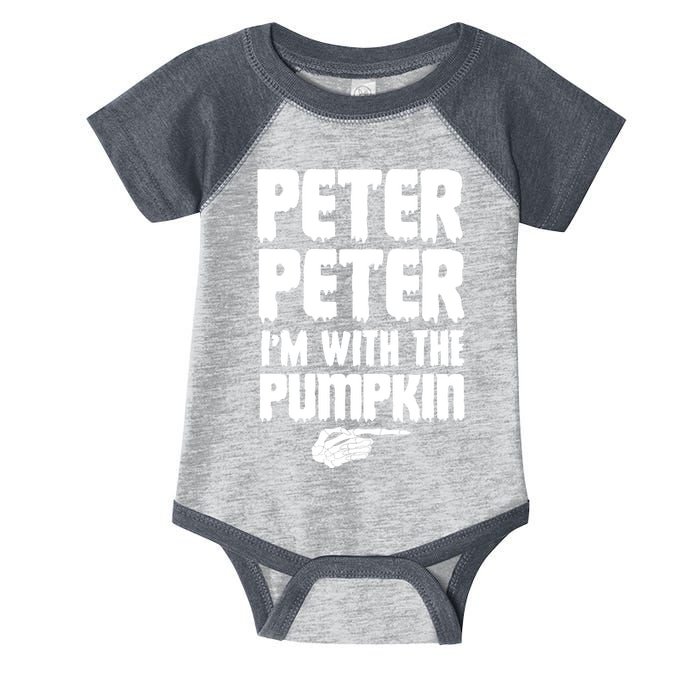 Halloween Peter Peter IM With The Pumpkin Infant Baby Jersey Bodysuit