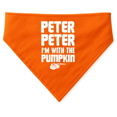 Halloween Peter Peter IM With The Pumpkin USA-Made Doggie Bandana