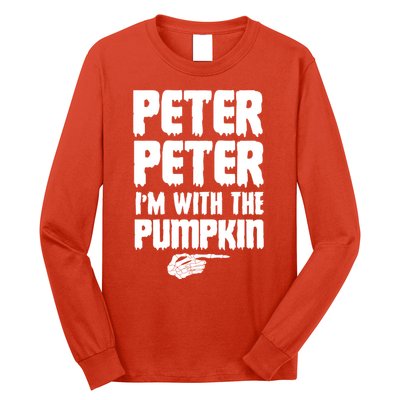 Halloween Peter Peter IM With The Pumpkin Long Sleeve Shirt