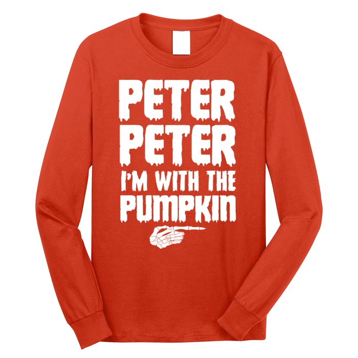 Halloween Peter Peter IM With The Pumpkin Long Sleeve Shirt