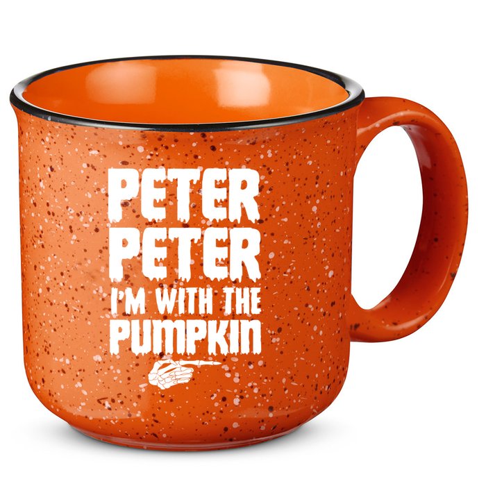 Halloween Peter Peter IM With The Pumpkin 15oz Campfire Ceramic Mug