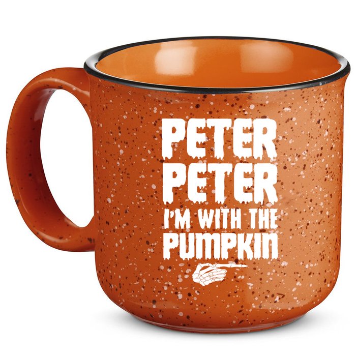 Halloween Peter Peter IM With The Pumpkin 15oz Campfire Ceramic Mug