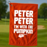 Halloween Peter Peter IM With The Pumpkin Golf Towel