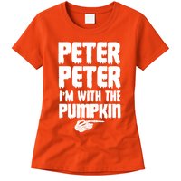 Halloween Peter Peter IM With The Pumpkin Womens T-Shirt