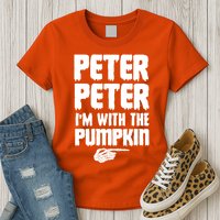 Halloween Peter Peter IM With The Pumpkin Womens T-Shirt