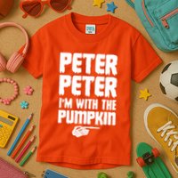 Halloween Peter Peter IM With The Pumpkin Kids T-Shirt