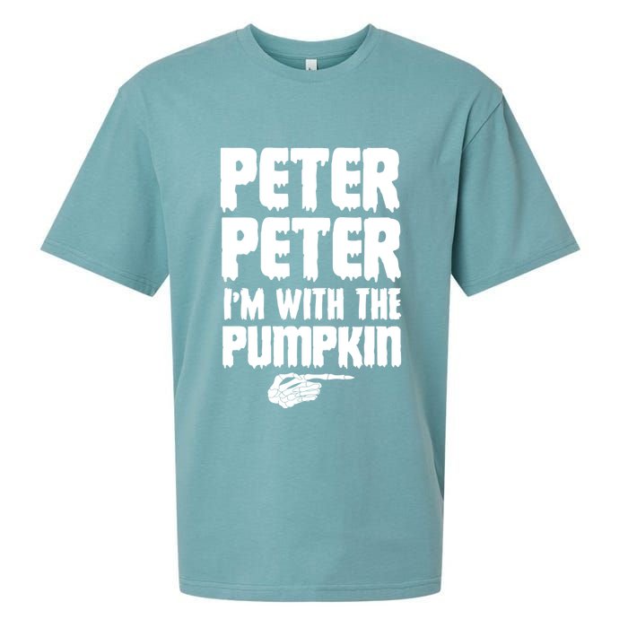 Halloween Peter Peter IM With The Pumpkin Sueded Cloud Jersey T-Shirt
