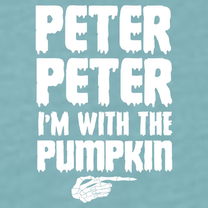 Halloween Peter Peter IM With The Pumpkin Sueded Cloud Jersey T-Shirt