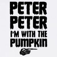 Halloween Peter Peter IM With The Pumpkin Garment-Dyed Sweatshirt