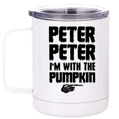 Halloween Peter Peter IM With The Pumpkin 12 oz Stainless Steel Tumbler Cup