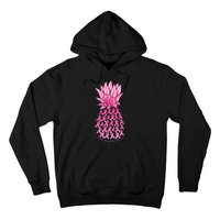 Hawaiian Pineapple & Pink Ribbon Breast Cancer Awareness Day Hoodie