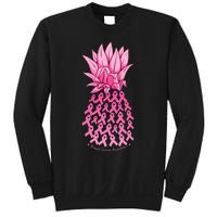 Hawaiian Pineapple & Pink Ribbon Breast Cancer Awareness Day Sweatshirt