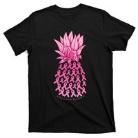 Hawaiian Pineapple & Pink Ribbon Breast Cancer Awareness Day T-Shirt