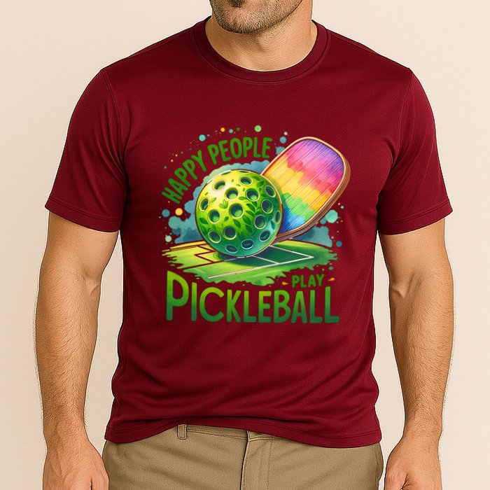 Happy People Play Pickleball Performance Shirt