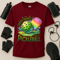 Happy People Play Pickleball Performance Shirt