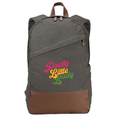 Handsome Podcast Pretty Little Lady Cotton Canvas Backpack