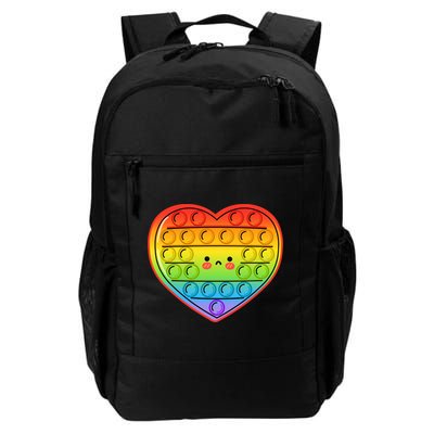 Heart Push Pop It Fidget Toy Valentine’s Day Gift Daily Commute Backpack