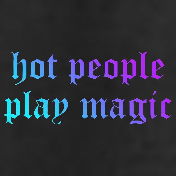 Hot People Play Magic Funny Quote Cool Comfort Performance Bucket Hat