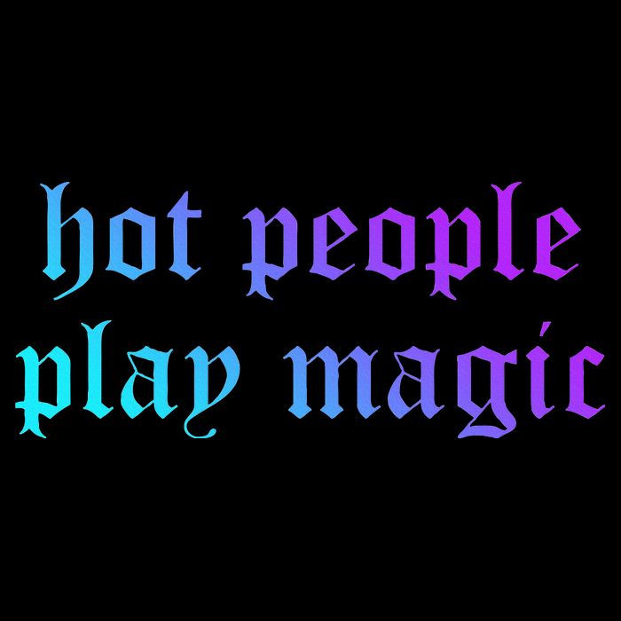 Hot People Play Magic Funny Quote Sustainable Bucket Hat