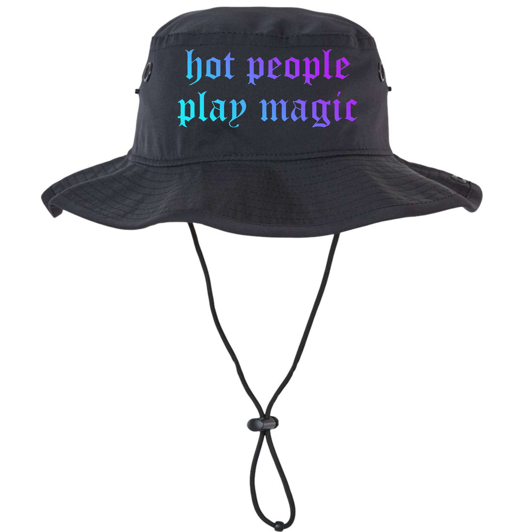 Hot People Play Magic Funny Quote Bucket Hat