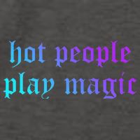 Hot People Play Magic Funny Quote Vector Backpack