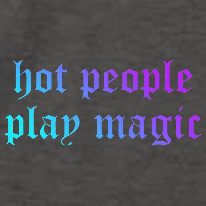 Hot People Play Magic Funny Quote Vector Backpack
