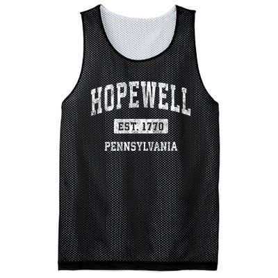 Hopewell Pennsylvania Pa Vintage Sports Established Mesh Reversible Basketball Jersey Tank