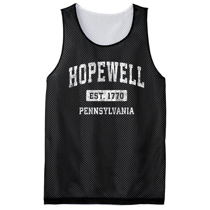 Hopewell Pennsylvania Pa Vintage Sports Established Mesh Reversible Basketball Jersey Tank