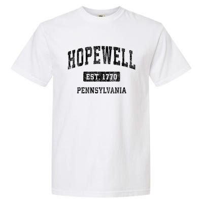 Hopewell Pennsylvania Pa Vintage Sports Established Garment-Dyed Heavyweight T-Shirt