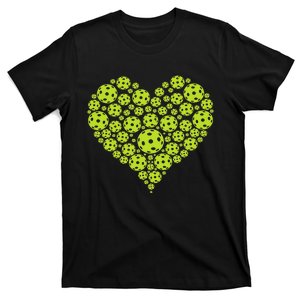 Heart Professional Pickleball Game Players Pickleball T-Shirt