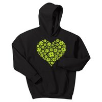 Heart Professional Pickleball Game Players Pickleball Kids Hoodie