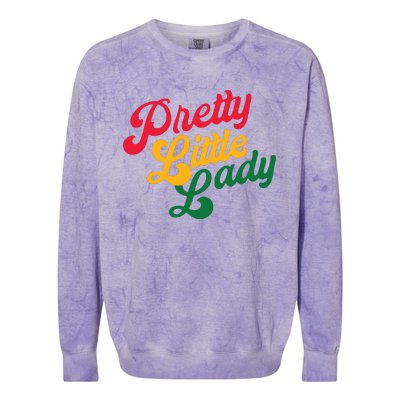 Handsome Podcast Pretty Little Lady Colorblast Crewneck Sweatshirt